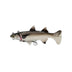 Panic Stations Mullet 4" Soft Plastic Lure [cl:pearl]