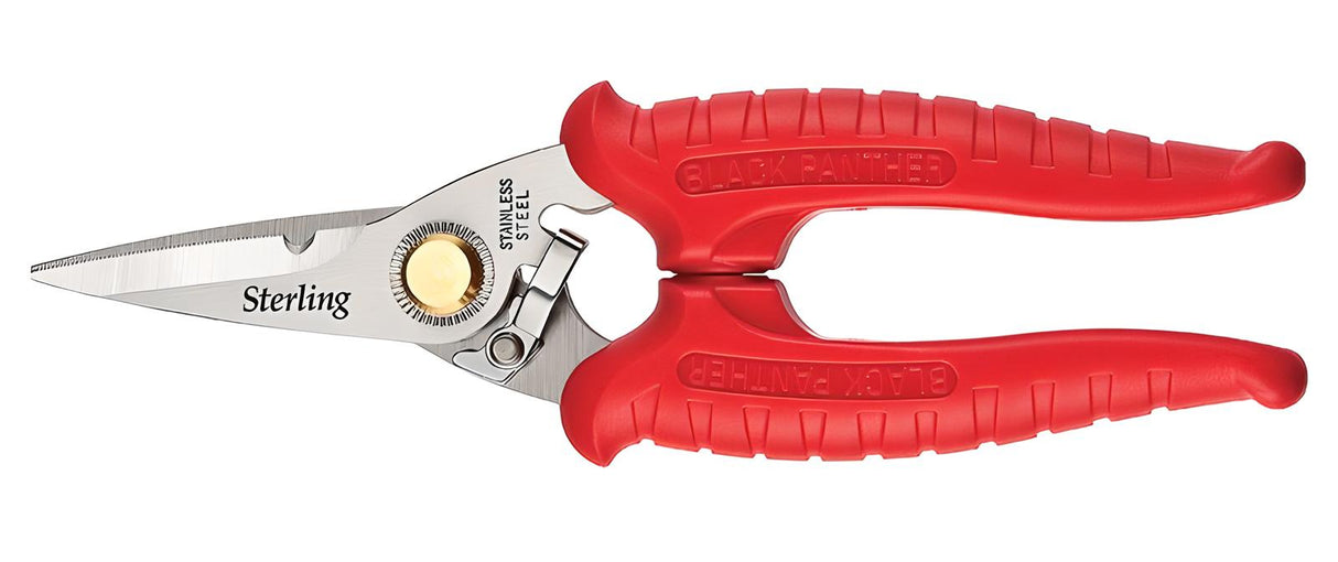 Black Panther 185mm High Tensile Industrial Snips Red