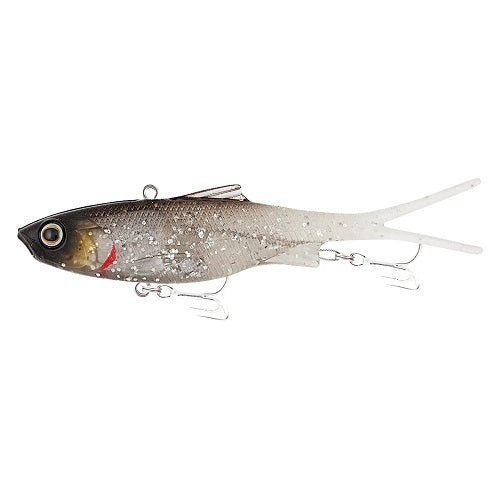 Samaki Vibelicious Fork 70mm 10gm Soft Vie Lure &gt;&lt; [cl:silver Glitter]