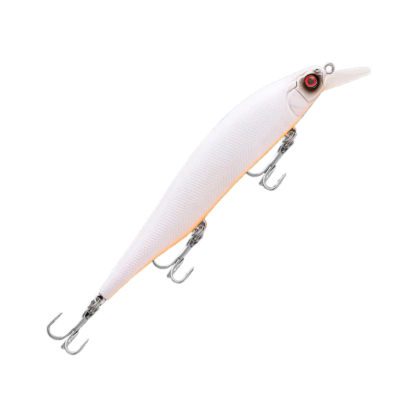 Fishcraft Slim Shady 115mm 14.6g Shallow Diver Hard Body Lure [cl:white Widow]