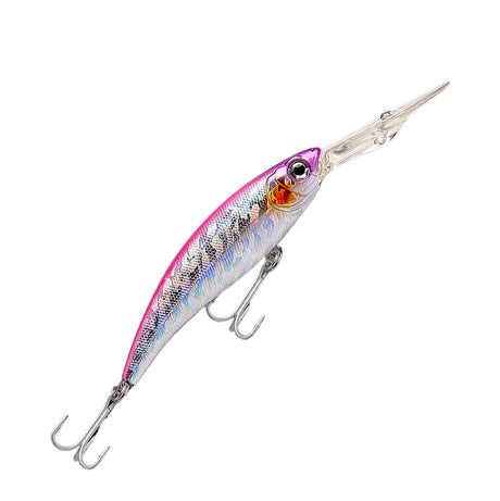 Fishcraft Dr Deep 120mm 36g Deep Diver Hard Body Lure [cl:pink Purple Head]