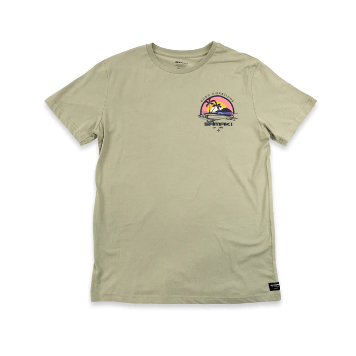 Samaki T-shirt Good Vibrations Seagrass [sz:l]