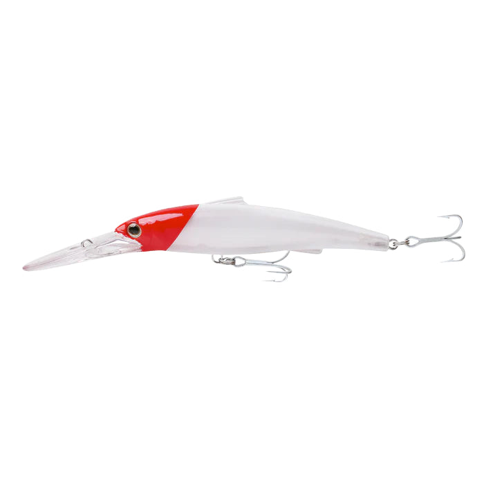 Samaki Pacemaker 120dd 27g Deep Diver Hard Body Lure [cl:white Red Head]