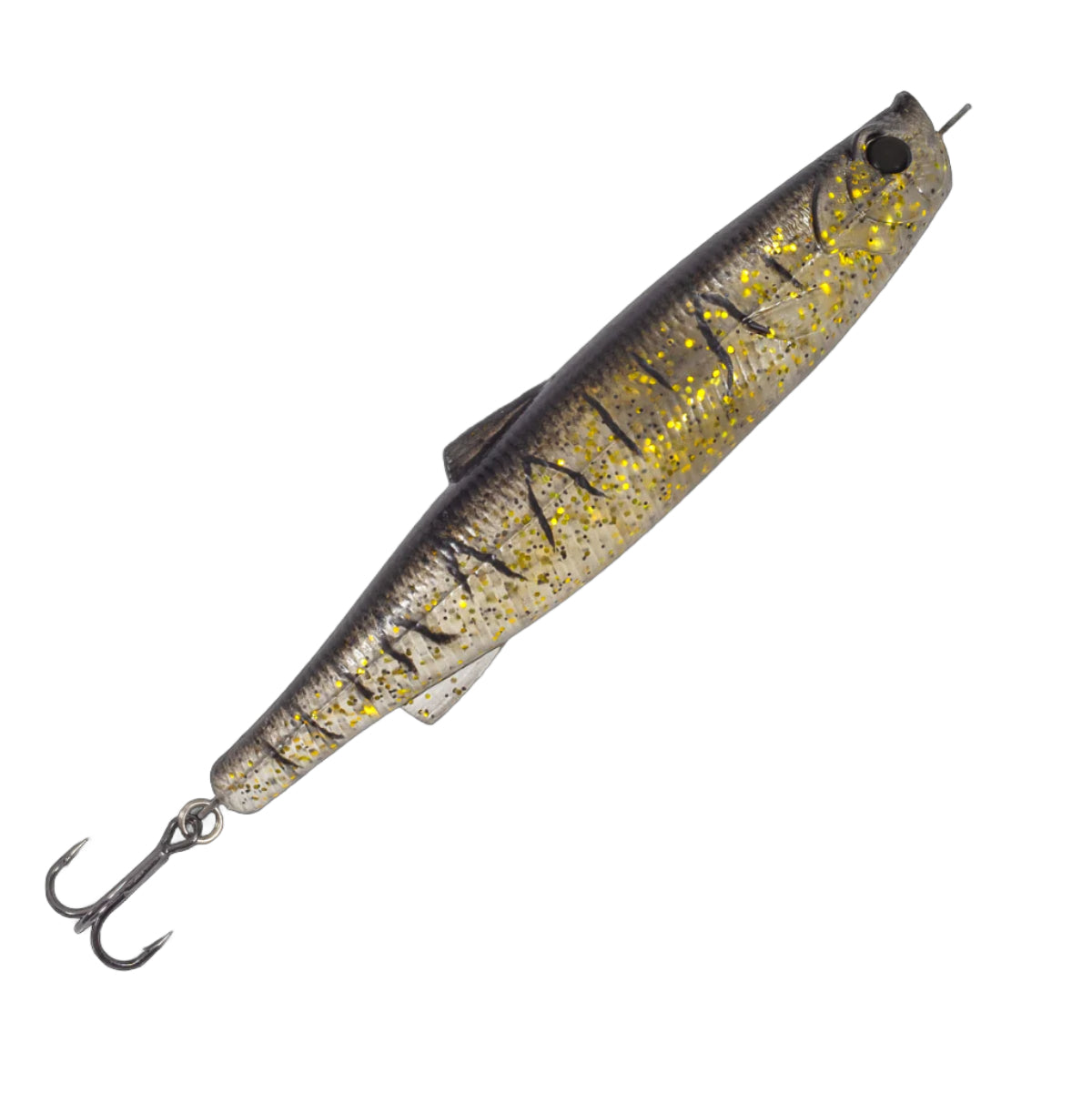 Fishcraft Dr Flex 90mm 9g Soft Floating Stickbait Lure [cl:black Gold]