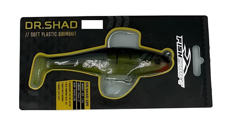 Fishcraft Dr Shad 100mm 20g Soft Plastic Swimbait Lure [cl:grunter]