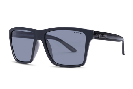 Liive Bazza Polarised Sunglasses Matt Black/xtal Black