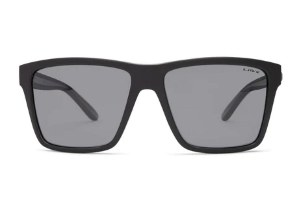 Liive Bazza Polarised Sunglasses Matt Black/xtal Black