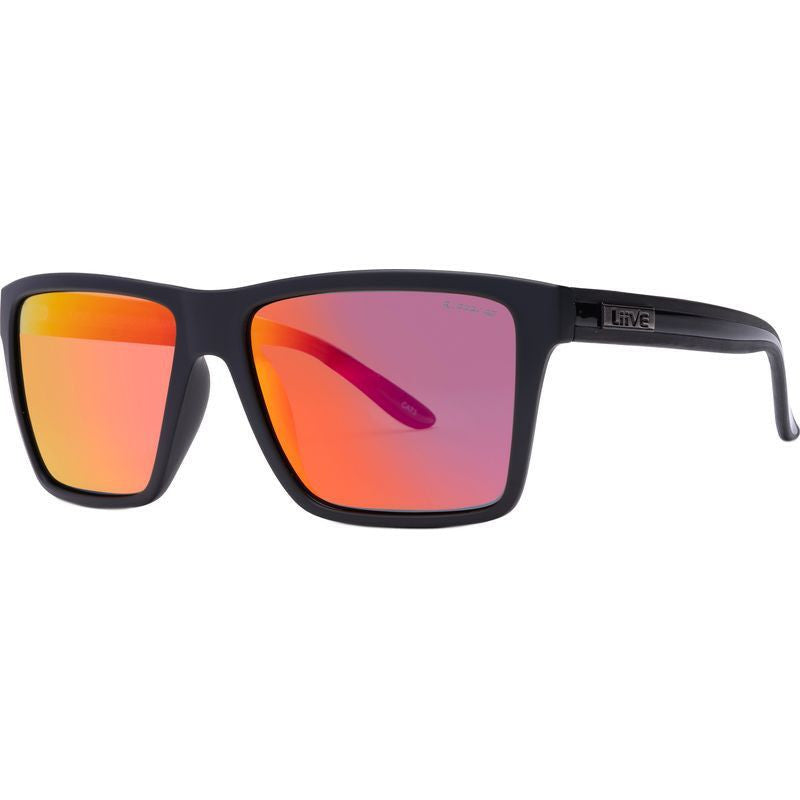 Liive Bazza Mirror Polarised Sunglasses Twin Blacks