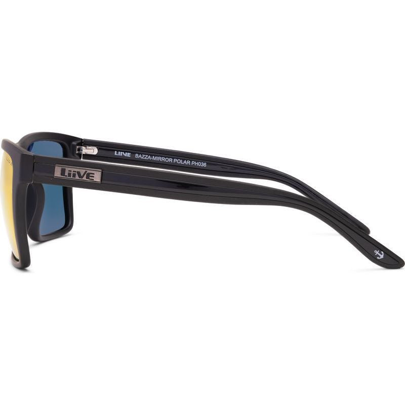 Liive Bazza Mirror Polarised Sunglasses Twin Blacks