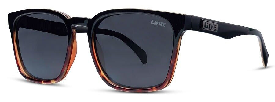 Liive Alik Polarised Sunglasses Black Gold Tortoise