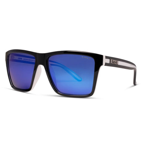 Liive Laguna Mirror Polarised Sunglasses (matt Black White)