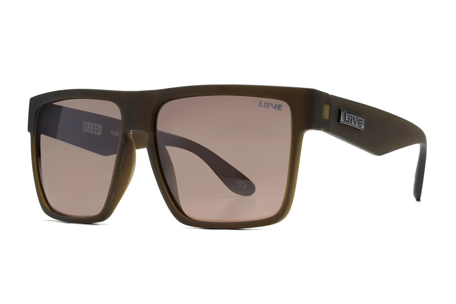 Liive Greed Mirror Polarised Sunglasses (matt Beer)