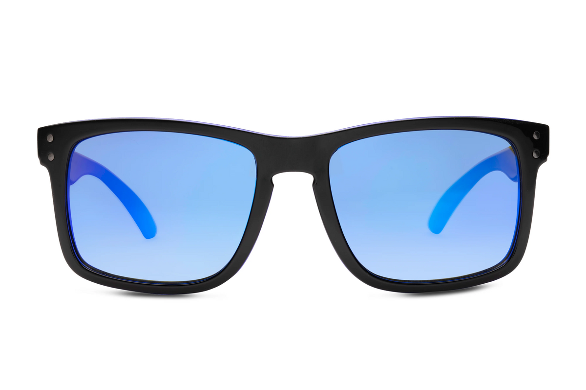 Liive X Echo X Mirror Polarised Sunglasses (matt Black Blue)