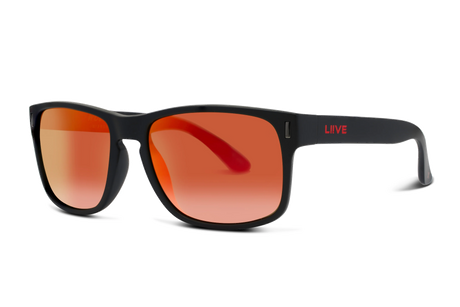 Liive X Wolf X Mirror Polarised Sunglasses (matt Xtal Black)