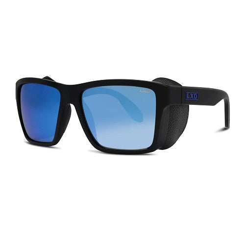 Liive Xg Caspian Mirror Polarised Sunglasses (matt Black Blue)