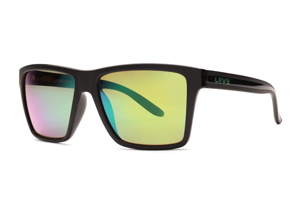 Liive X Sabotage X Mirror Polarised Sunglasses (black Matt Black)