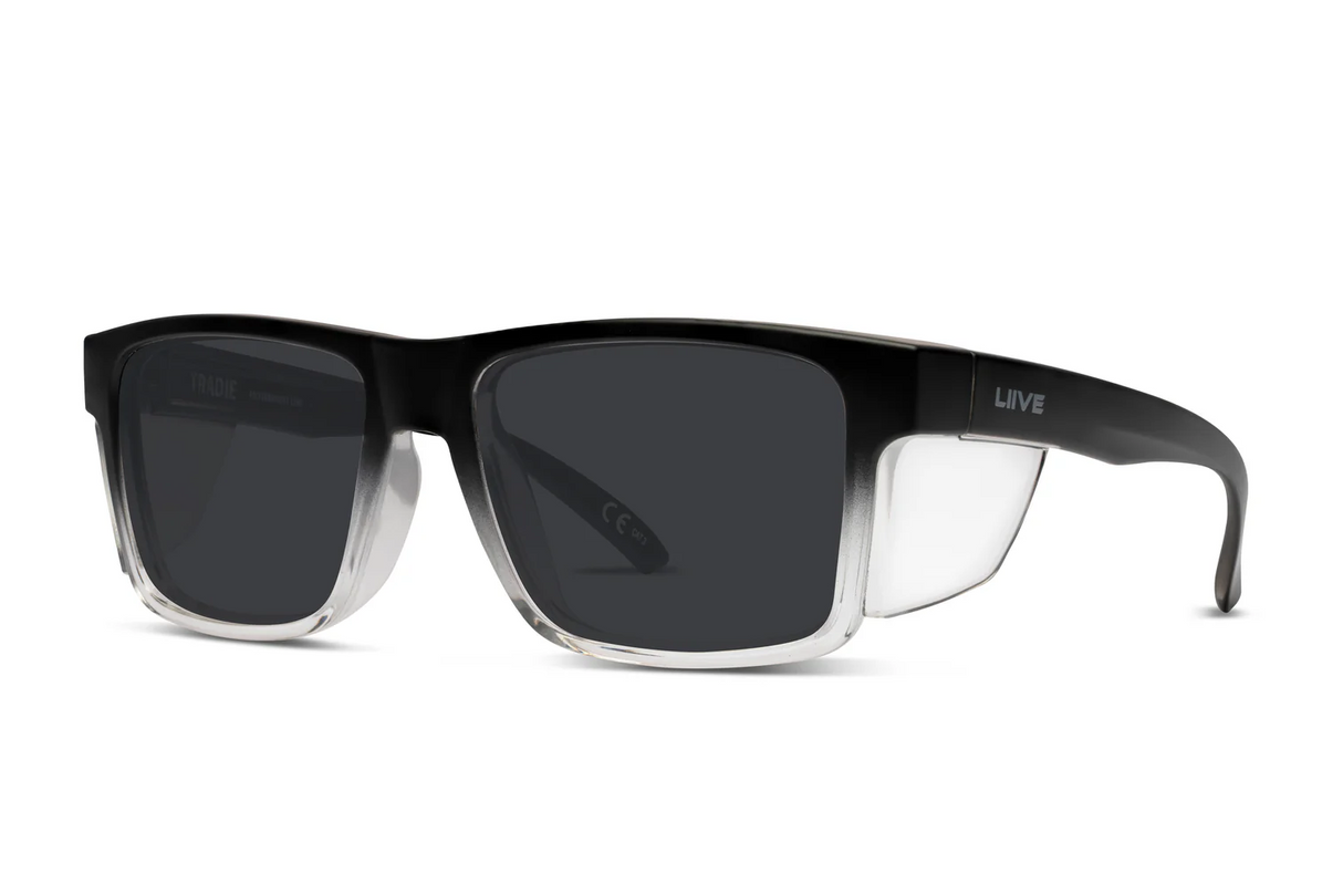 Liive Z Tradie Safety Sunglasses (matt Black Fade)