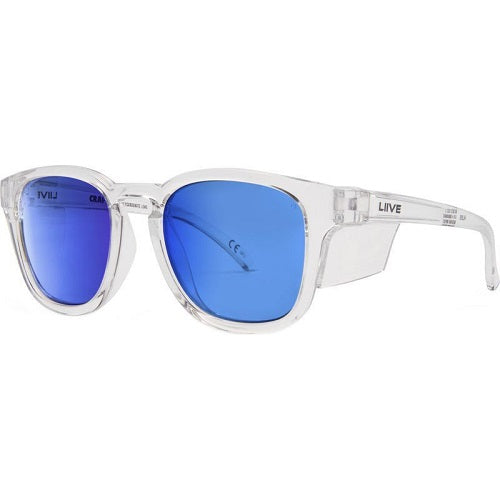 Liive Z Crafter X Safety Mirror Polarised Sunglasses (clear Xtal Blue)