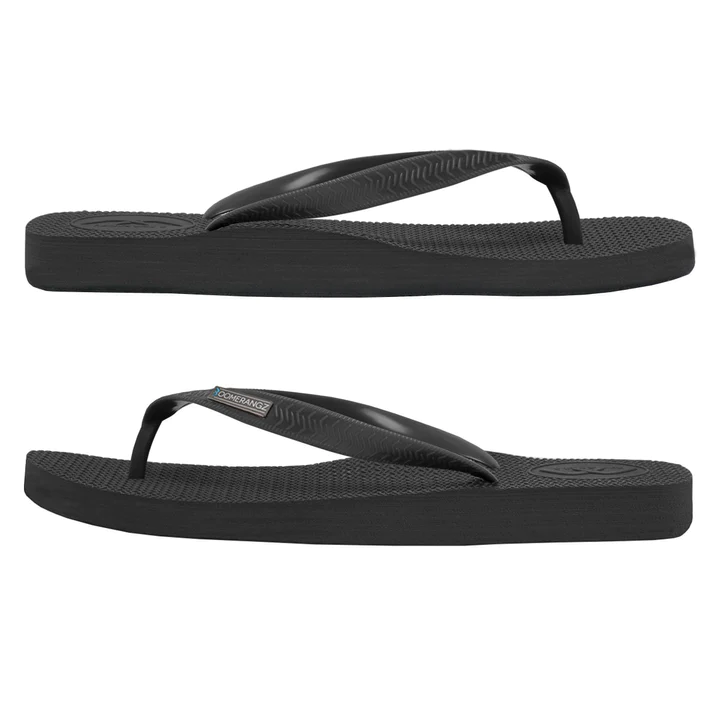 Boomerangz Regular Mens Thongs Black [cl:10/11]