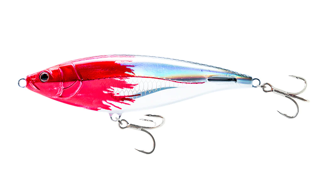 Nomad Madscad 95mm 22g Sinking Stickbait Lure [cl:fireball Redhead]