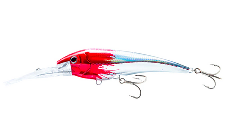 Nomad Dtx Minnow 140mm 50g Deep Diver Hard Body Lure [cl:fireball Redhead]