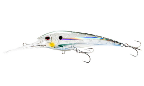 Nomad Dtx Minnow 140mm 50g Deep Diver Hard Body Lure [cl:holo Ghost Shad]