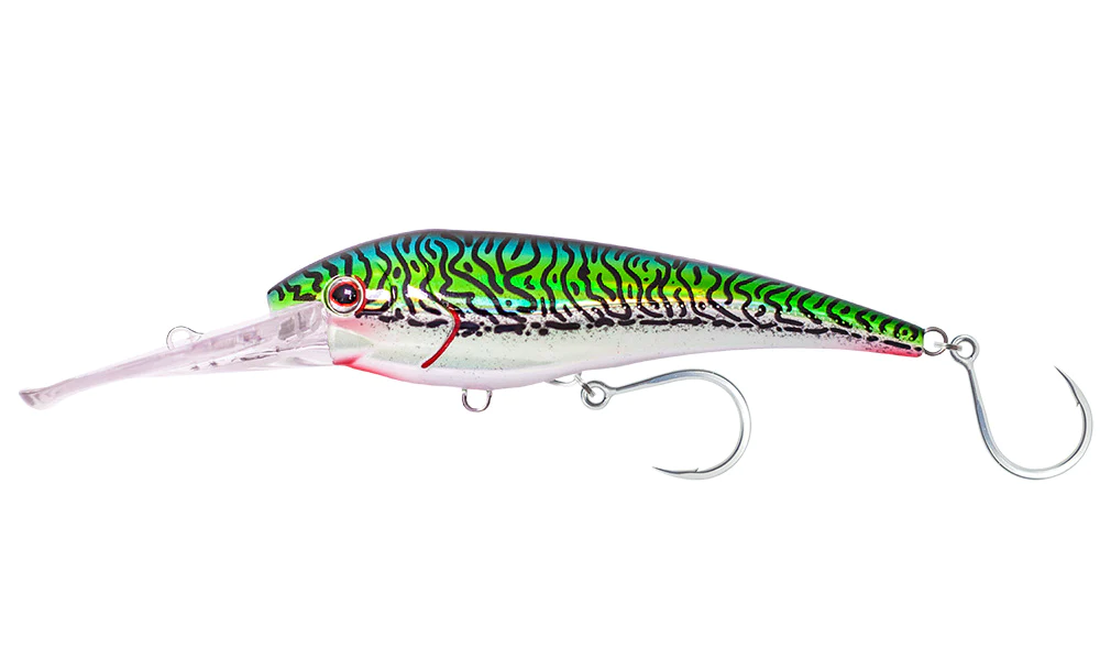 Nomad Dtx Minnow 165mm 92g Deep Diver Hard Body Lure [cl:silver Green Mackerel]