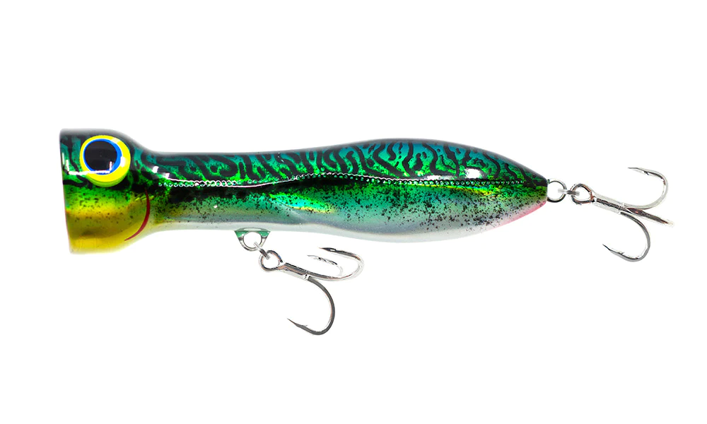 Nomad Chug Norris 95mm 21g Popper Lure [cl:silver Green Mackerel]