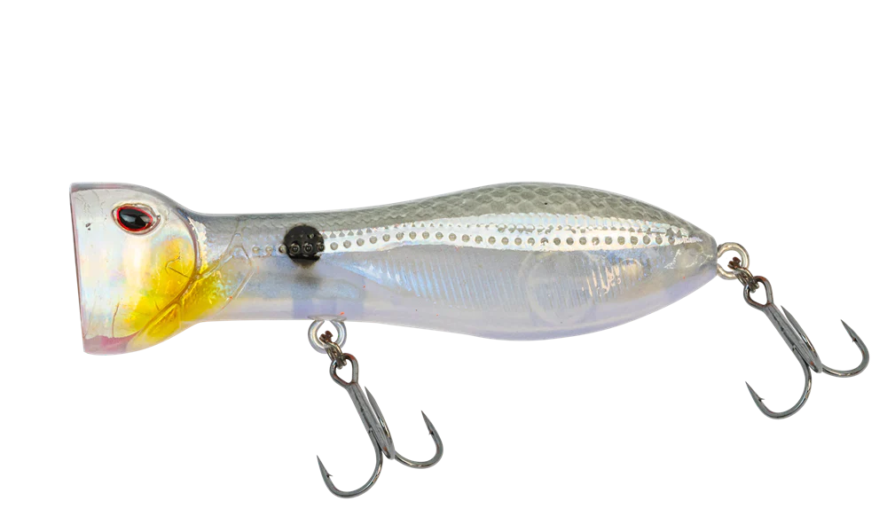 Nomad Chug Norris 72mm 10g Popper Lure [cl:holo Ghost Shad]