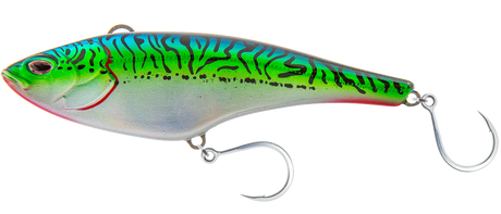 Nomad Madmacs 160mm 170g Bibless Hard Body Lure [cl:silver Green Mackerel]