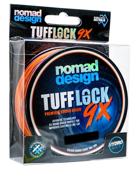 Nomad Tufflock X9 Braided Fishing Line Multi Colour 300yds > [sz:300yds 30lb]