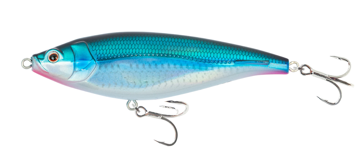 Nomad Madscad 95mm 22g Sinking Stickbait Lure [cl:bleeding Mullet]