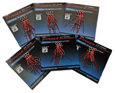 Oceans Legacy Stinger Micro Assist Jig Hooks [sz:10 - 3pk]