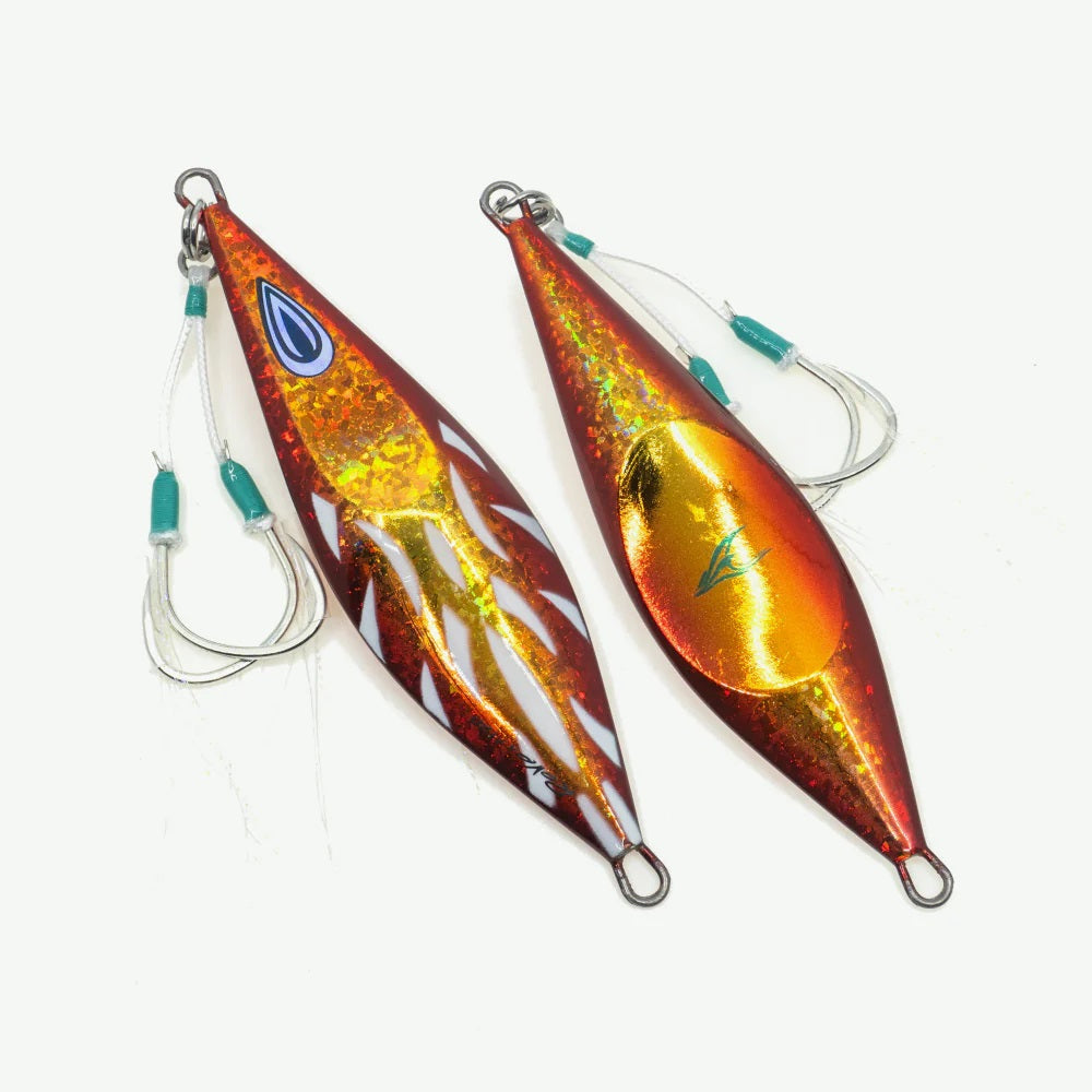 Oceans Legacy Roven 120g Rigged Jig Lure [cl:burnt Orange]