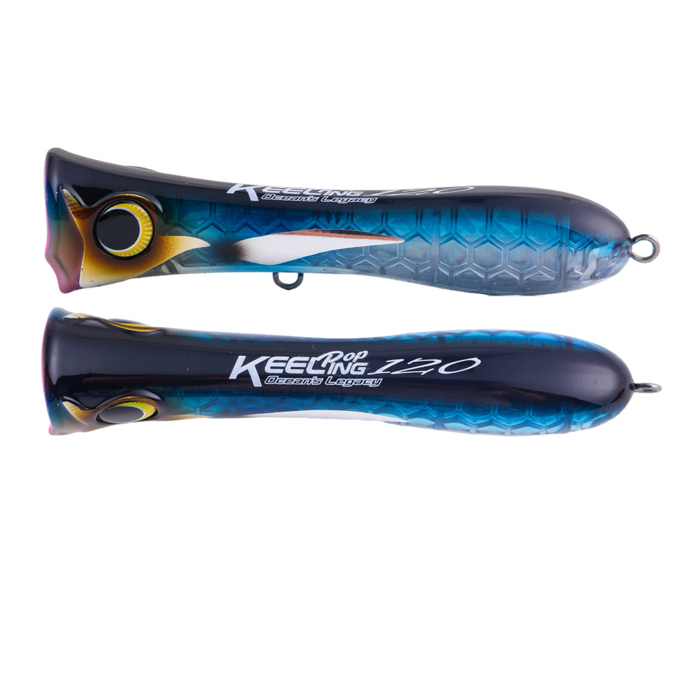 Oceans Legacy Keeling Pop 140mm 53g Popper Lure [cl:pacific Flying Fish]