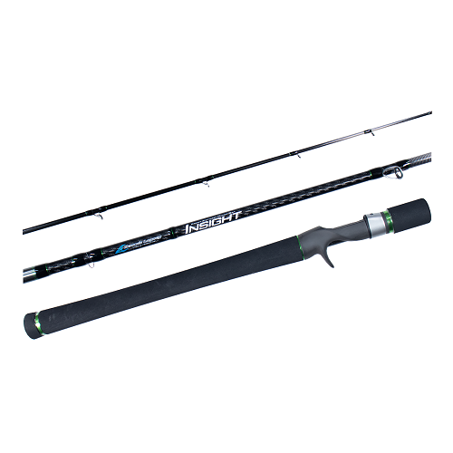 Oceans Legacy Insight Baitcast Rod [sz:6&#39;4&quot;/10-17lb/2pc/b642m]