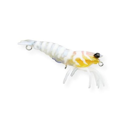 Pro Lure Hybrid Shrimp Pre-rigged 58mm 5.1g Soft Plastic Lure [cl:pearl Shrimp]