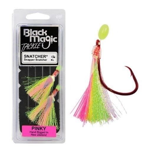 Black Magic Snapper Snatcher Pre-made Rigs Pinky [sz:4/0]