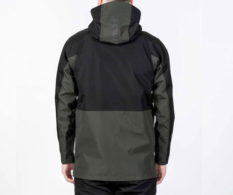 Desolve Fathom Rain Jacket Black/charcoal [sz:l]