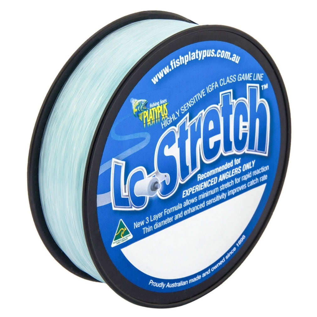 Platypus Lo Stretch Monofilament Fishing Line Blue 500m