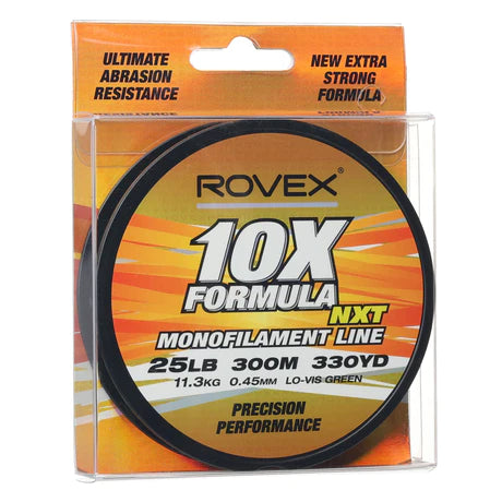 Rovex 10x Formula Monofilament Fishing Line Green