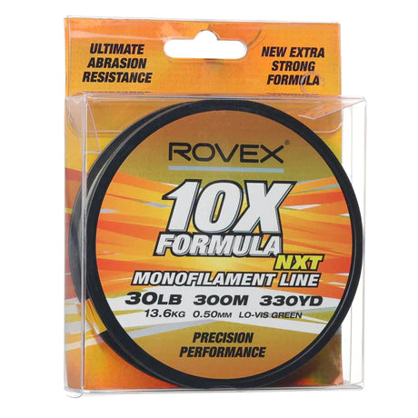 Rovex 10x Formula Monofilament Fishing Line Green