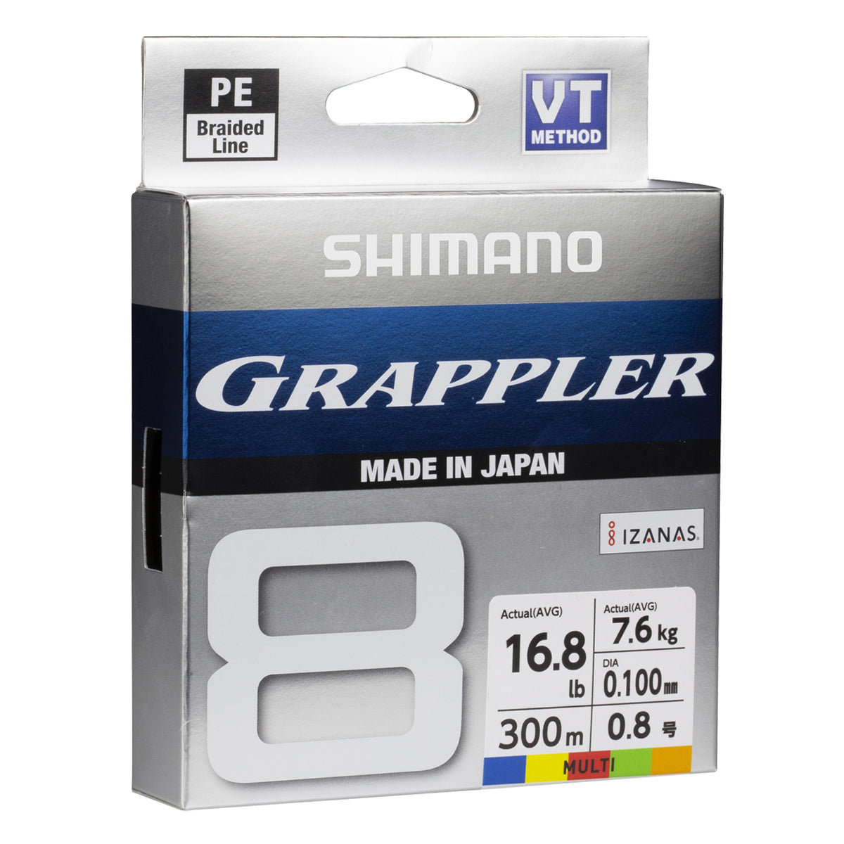 Shimano Grappler 8 Braided Fishing Line Multi Colour