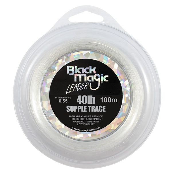 Black Magic Supple Trace Monofilament Fishing Leader